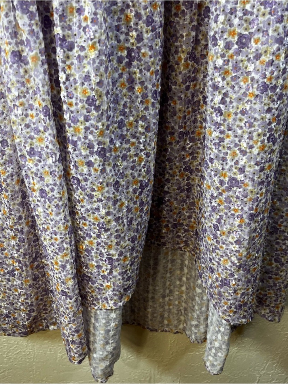 For Love And Lemons Cayne Maxi Dress in Floral Lavender - Picture 8 of 13